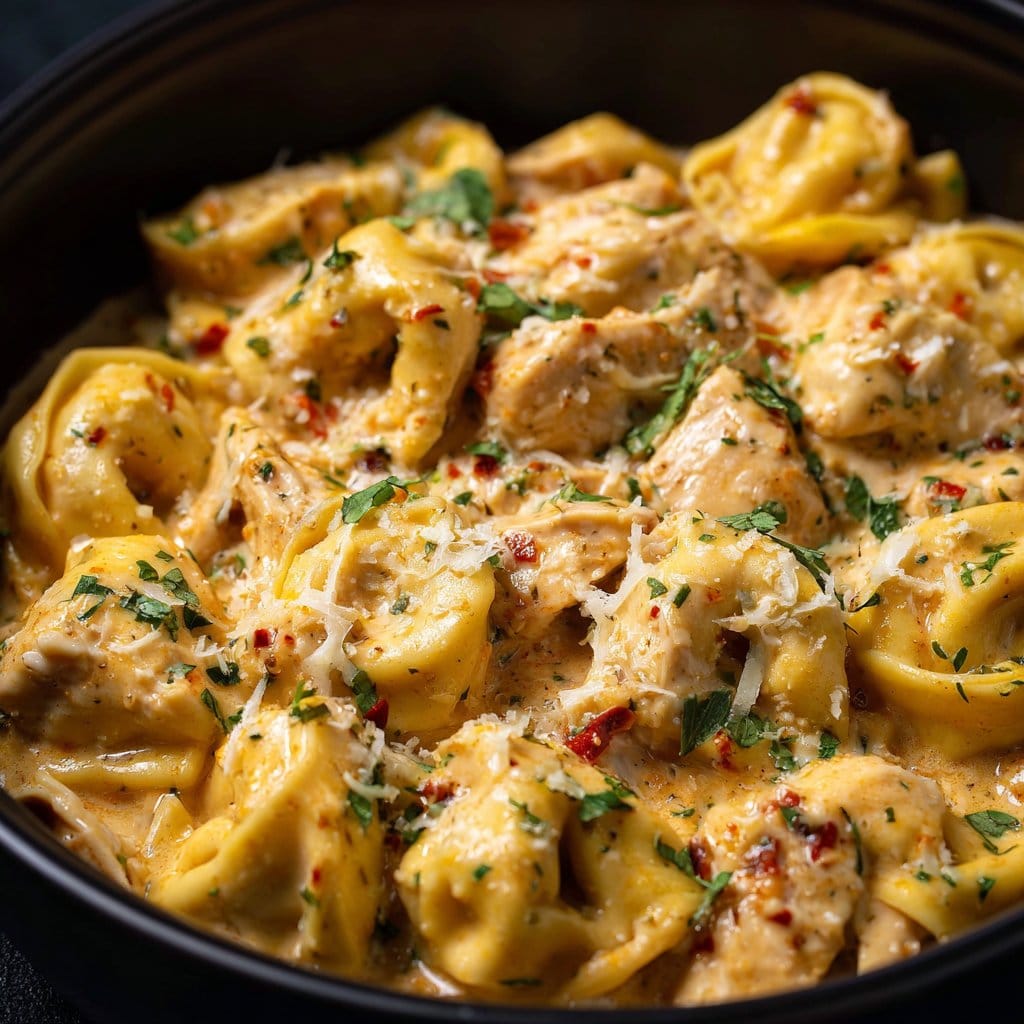 CrockPot Chicken Tortellini