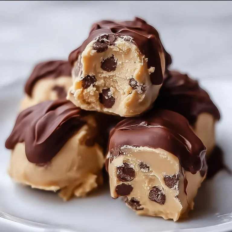 Frozen Greek yogurt peanut butter bites on a plate ready to eat