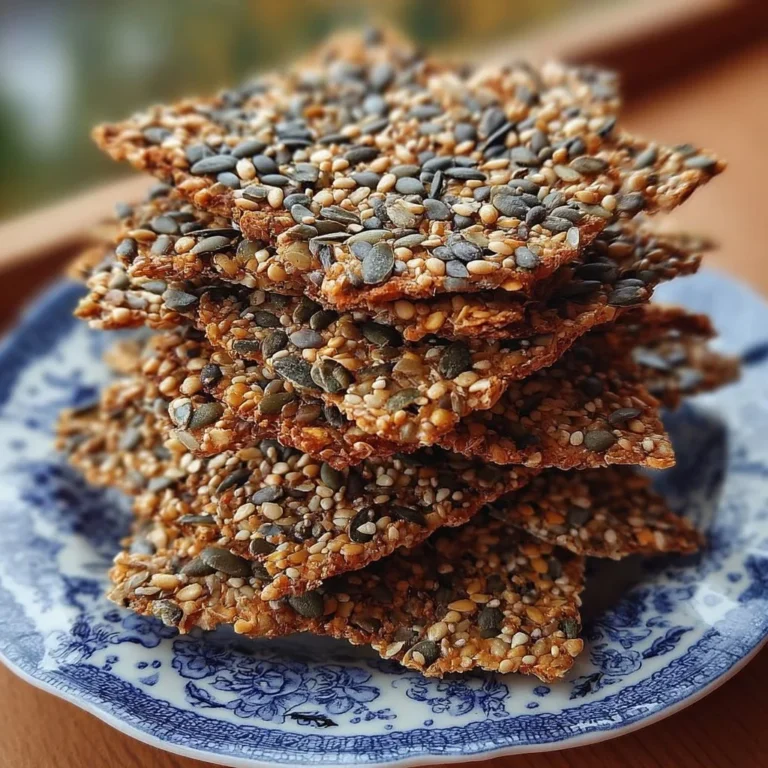 Delicious gluten-free seed crackers inspired by Norwegian crispbread.