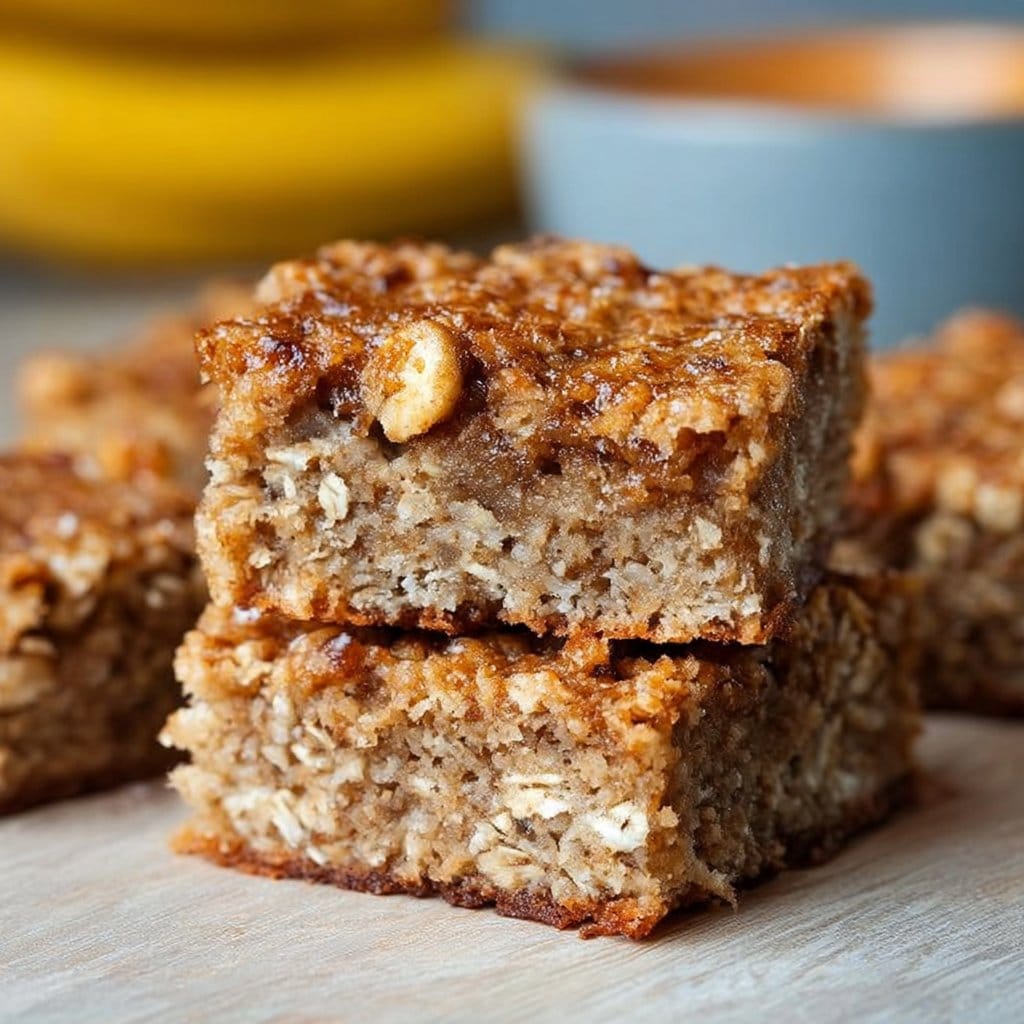 Banana Oatmeal Bars