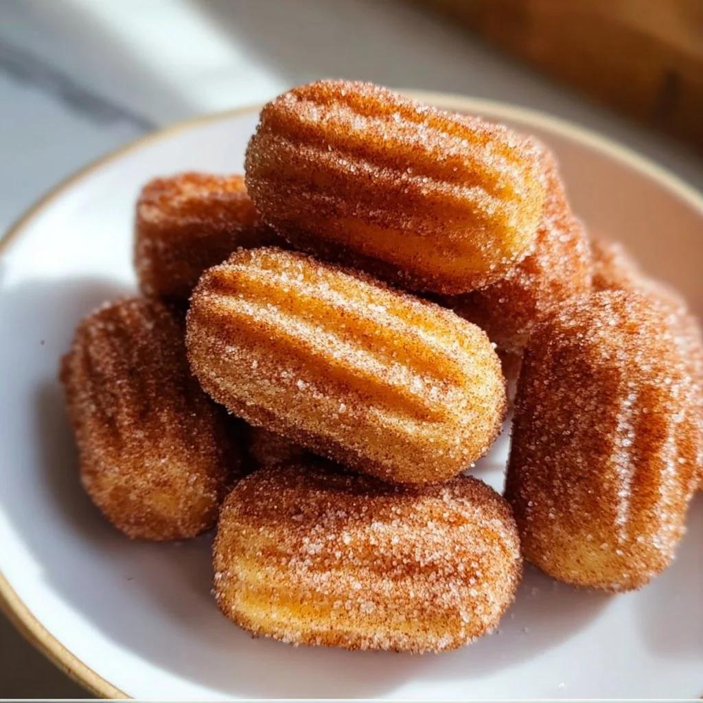 Delicious healthy baked churro bites made with nutritious ingredients