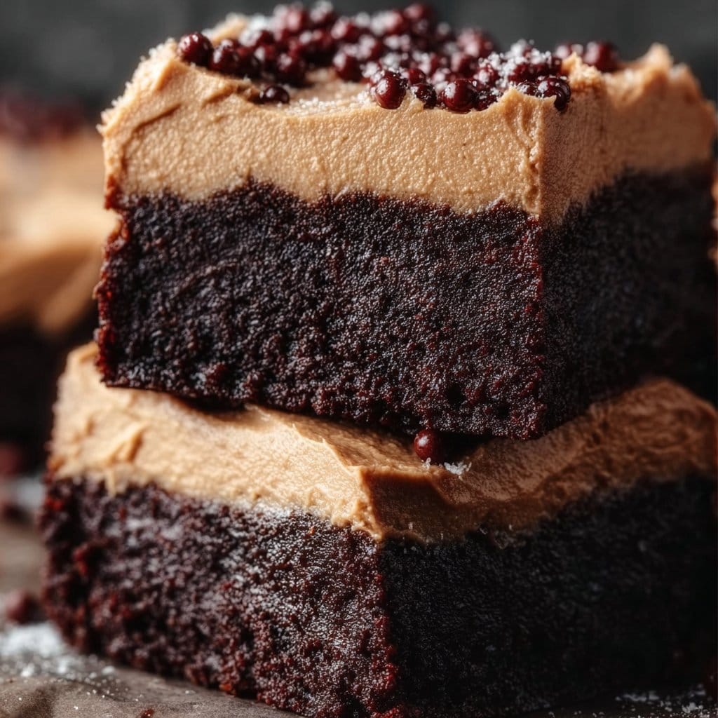 Frosted Coffee Brownies Recipe