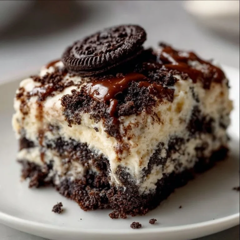 Oreo Dump Cake made with 5 simple ingredients