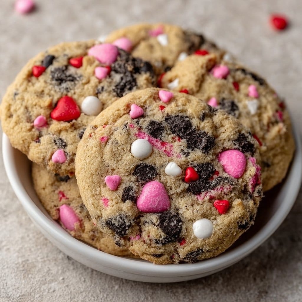 Valentine's Day Oreo M&M's Cookies
