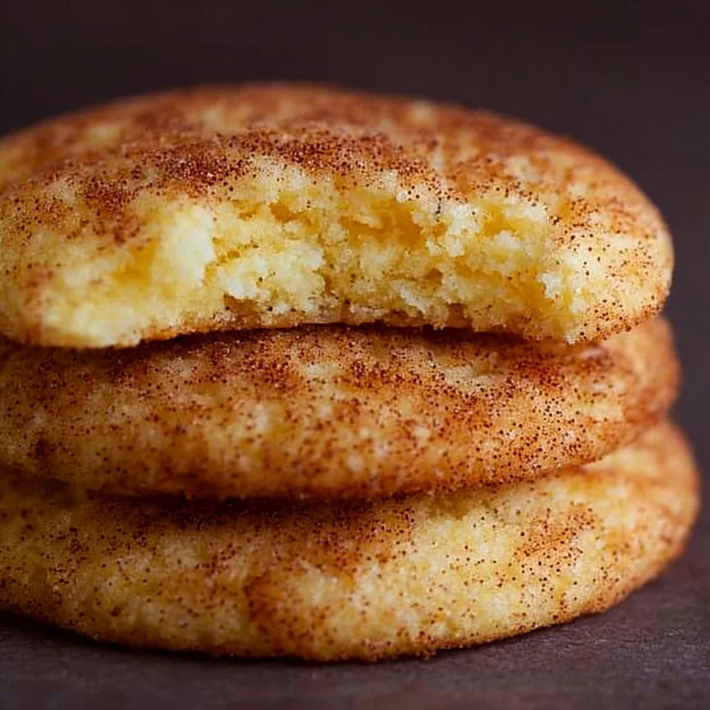 Soft and chewy homemade snickerdoodle cookies with cinnamon sugar topping