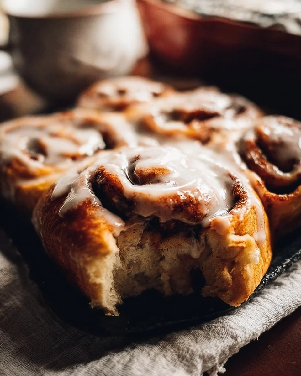 Delicious gluten free cinnamon rolls fresh out of the oven