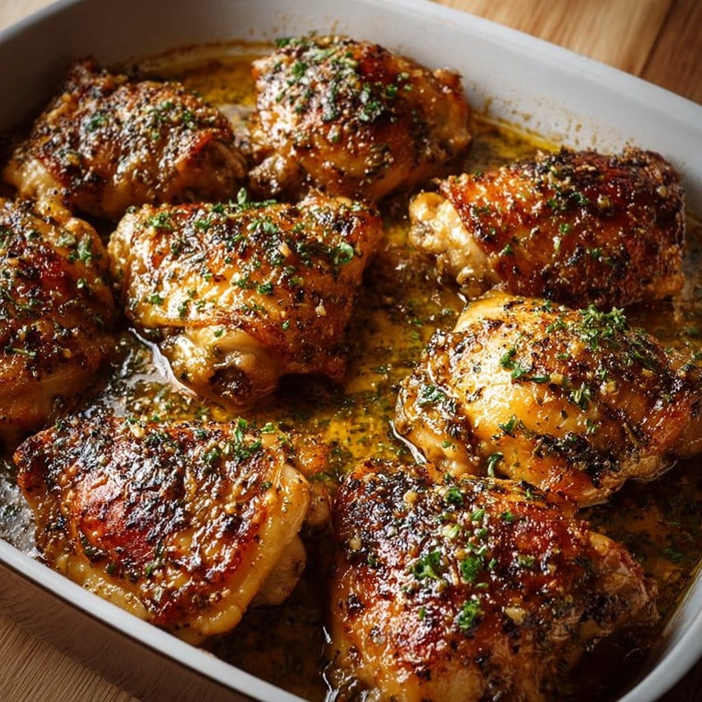Easy Baked Chicken Thighs Recipe