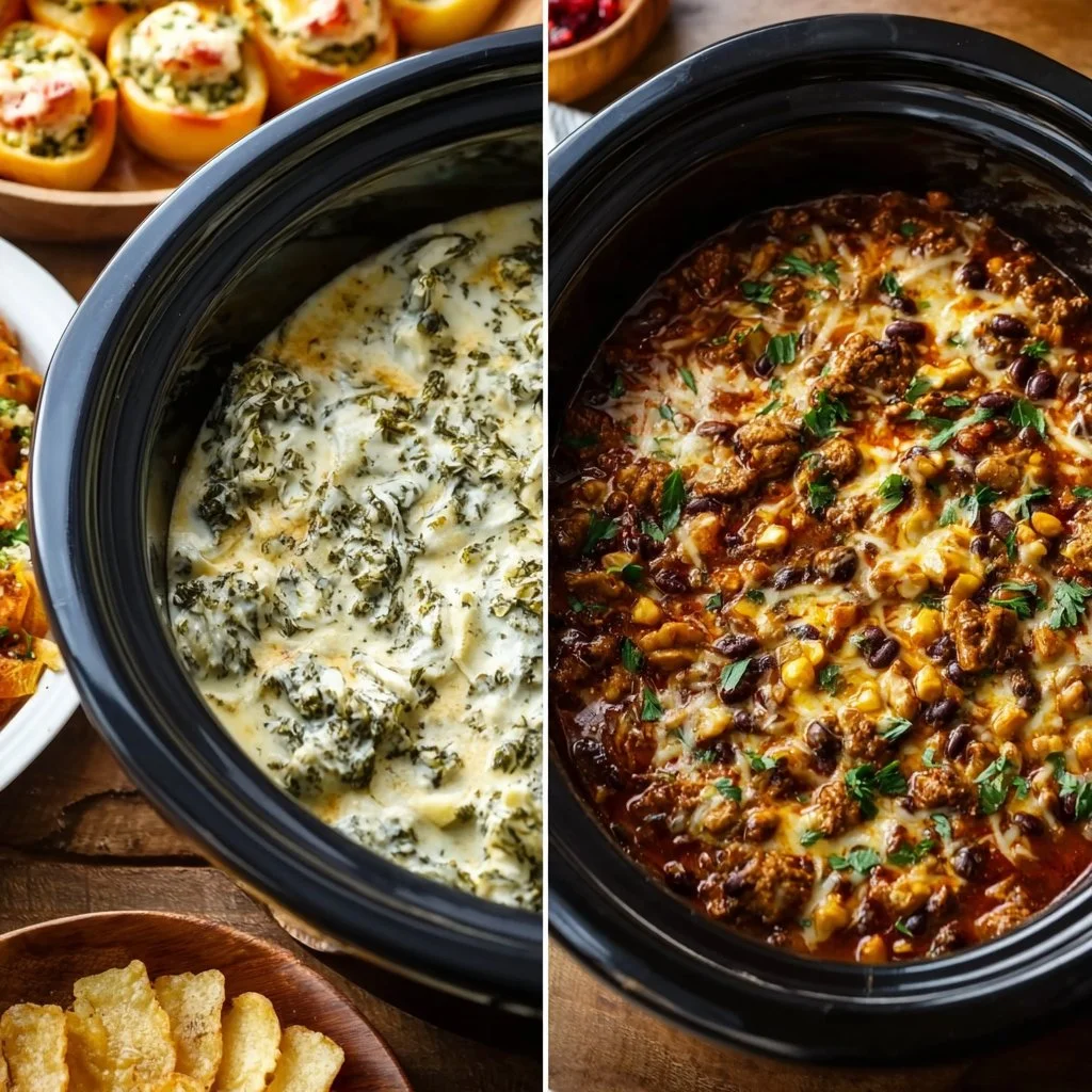 30 Game Day Potluck Crockpot Recipes