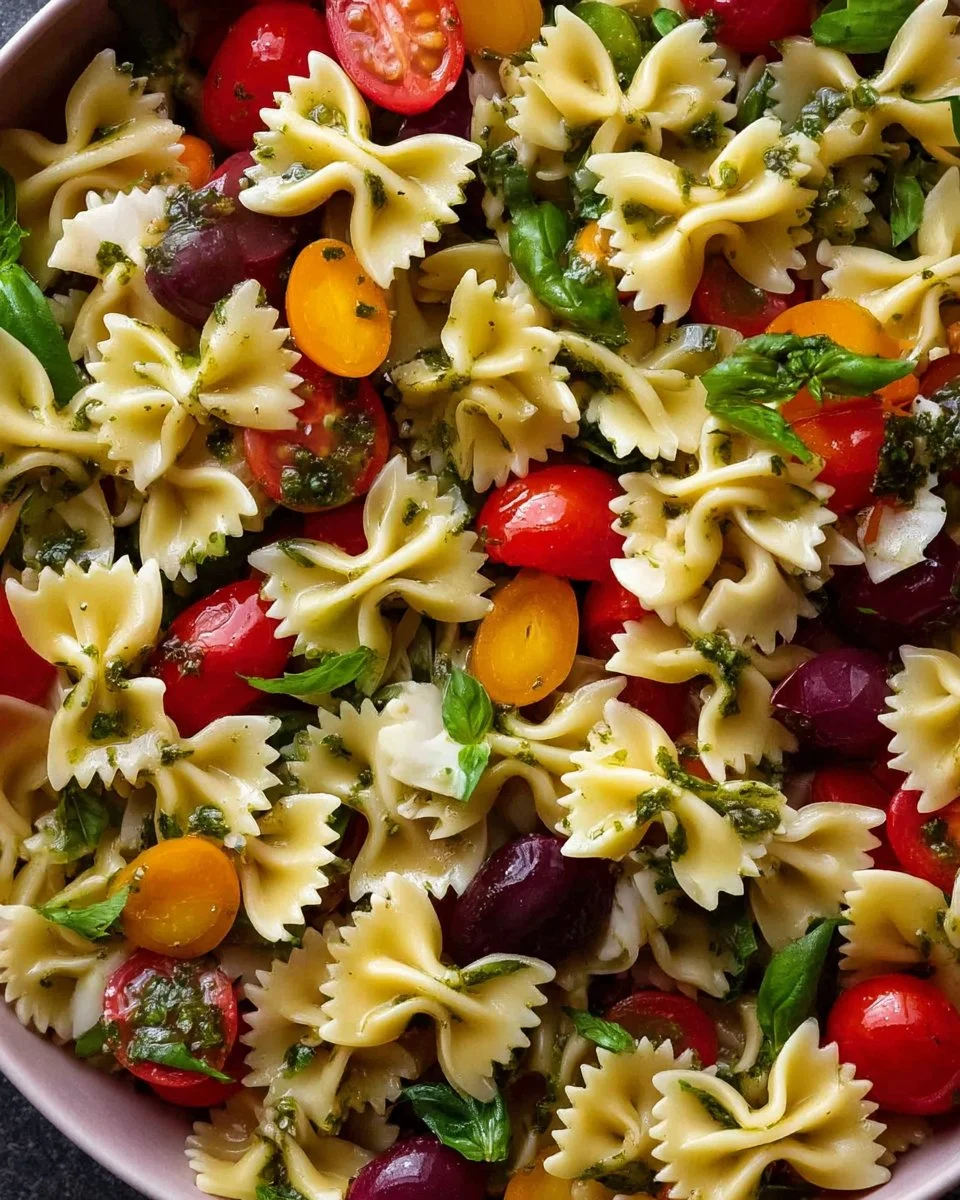 Colorful Bow Tie Pasta Salad