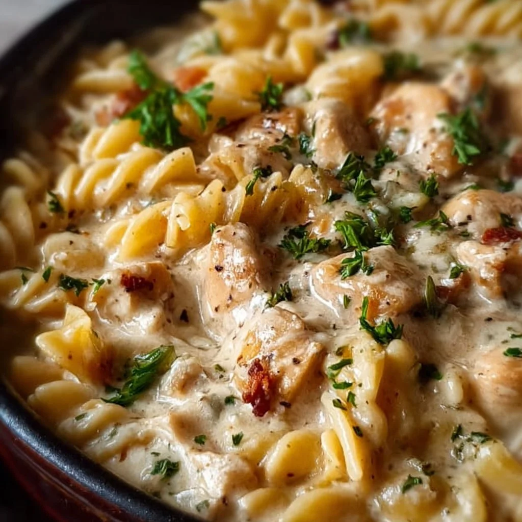 Creamy Chicken Pasta Crockpot