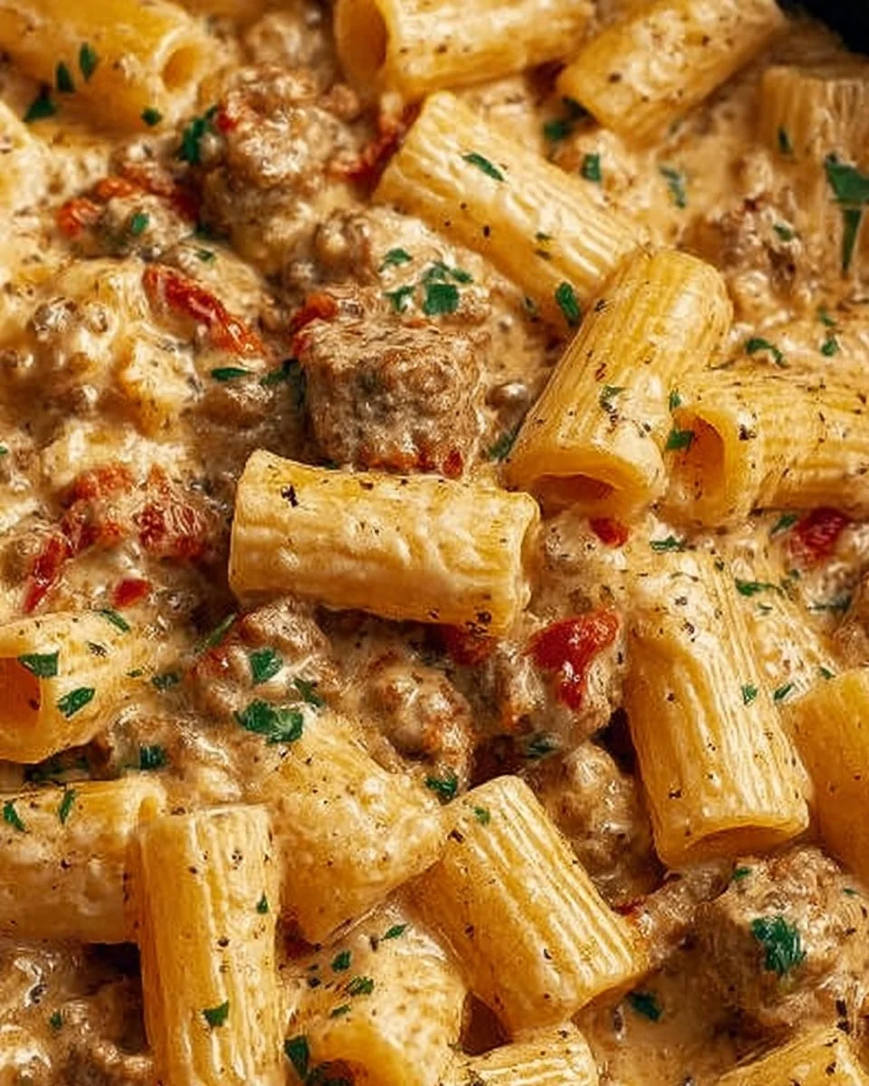 Creamy Italian Sausage Rigatoni