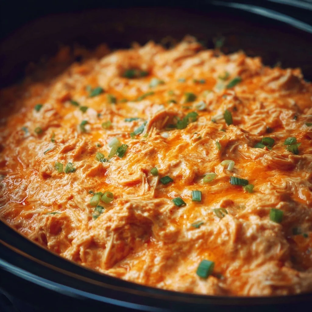 Crockpot Buffalo Chicken Dip