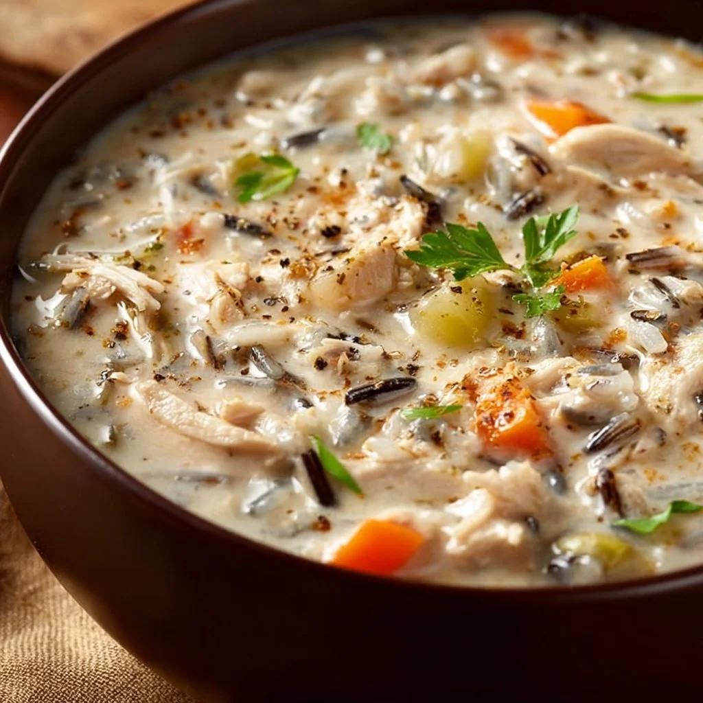 Crockpot Chicken and Wild Rice Soup