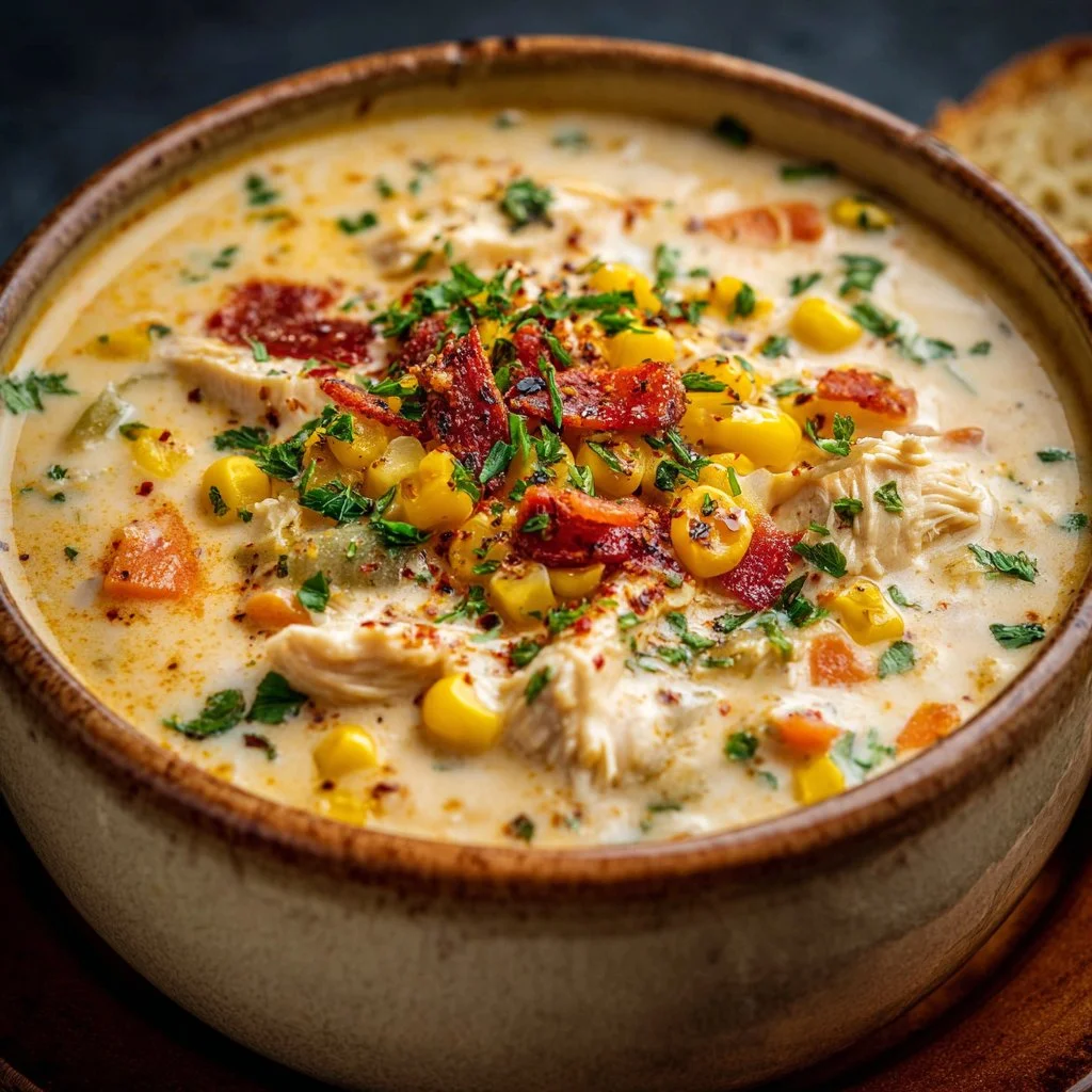 Crockpot Chicken Corn Chowder