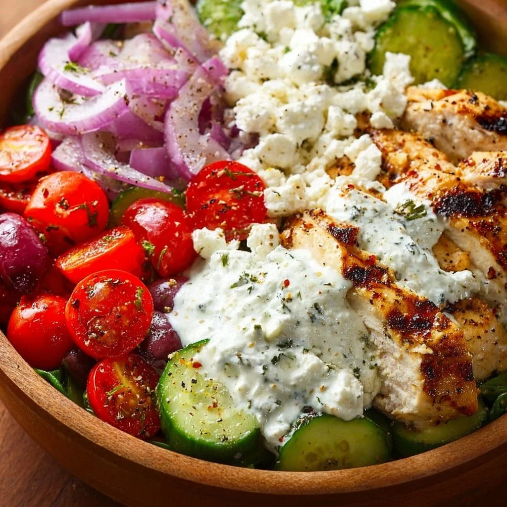 Greek Chicken Bowls