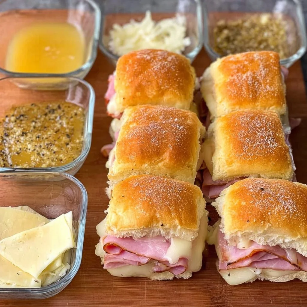 Ham and Havarti Cheese Sliders