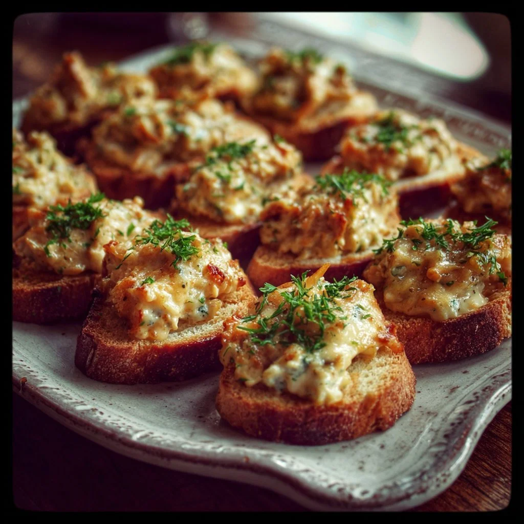 Plate of Hanky Panky appetizers ready for a party