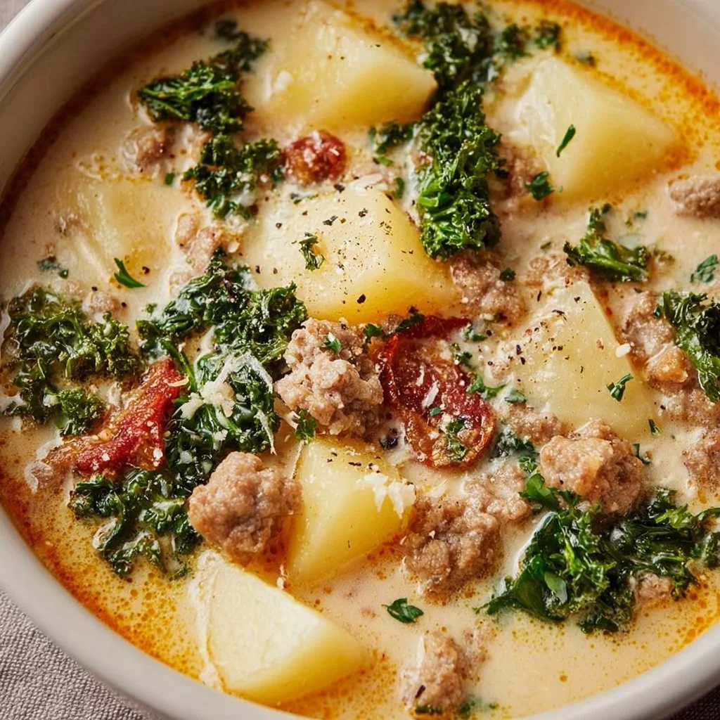 Healthy Slow Cooker Tuscan Soup
