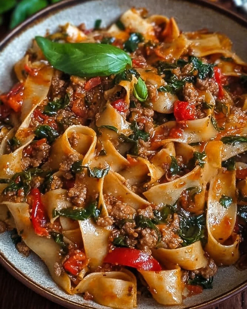 Italian Drunken Noodles