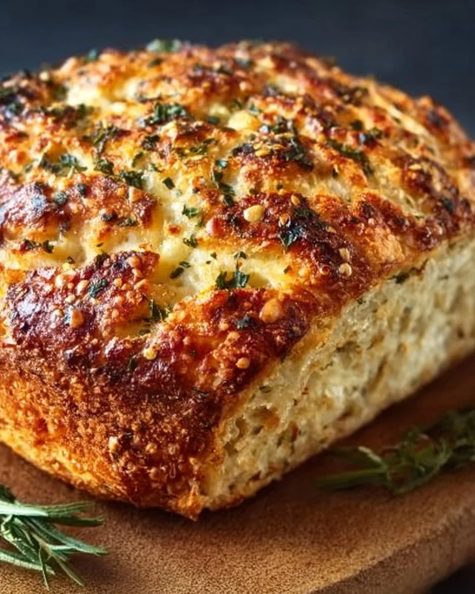 Italian Herbs and Cheese Bread