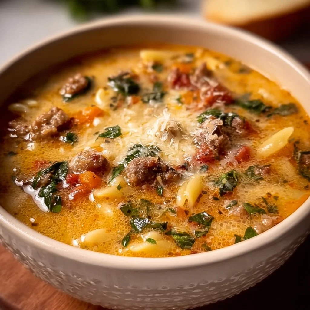 Italian Sausage Pasta Soup
