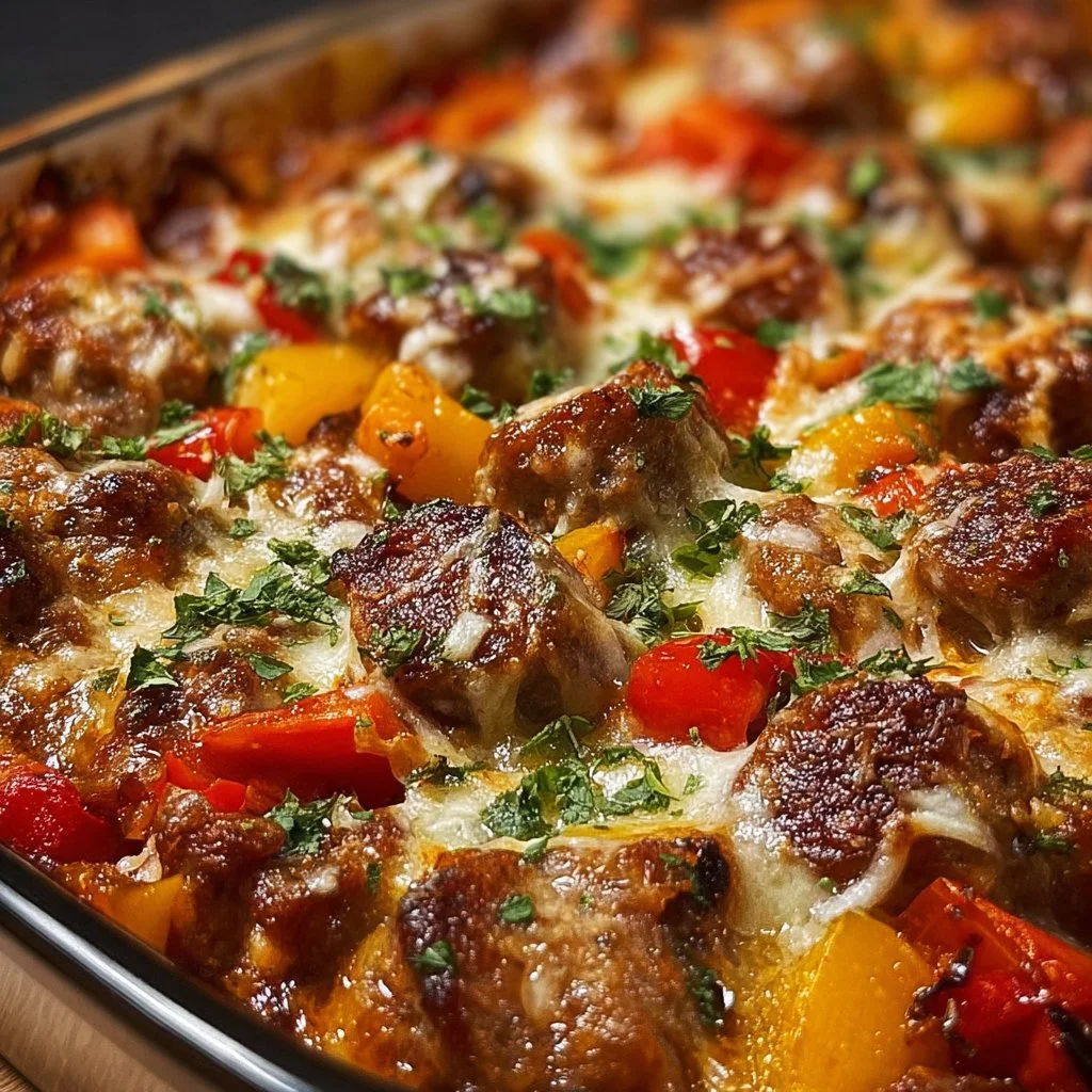 Italian Sausage & Pepper Casserole