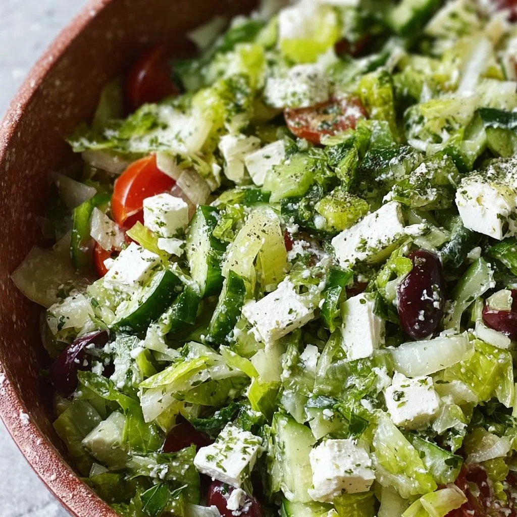 Lettuce Salad (Greek Salad)