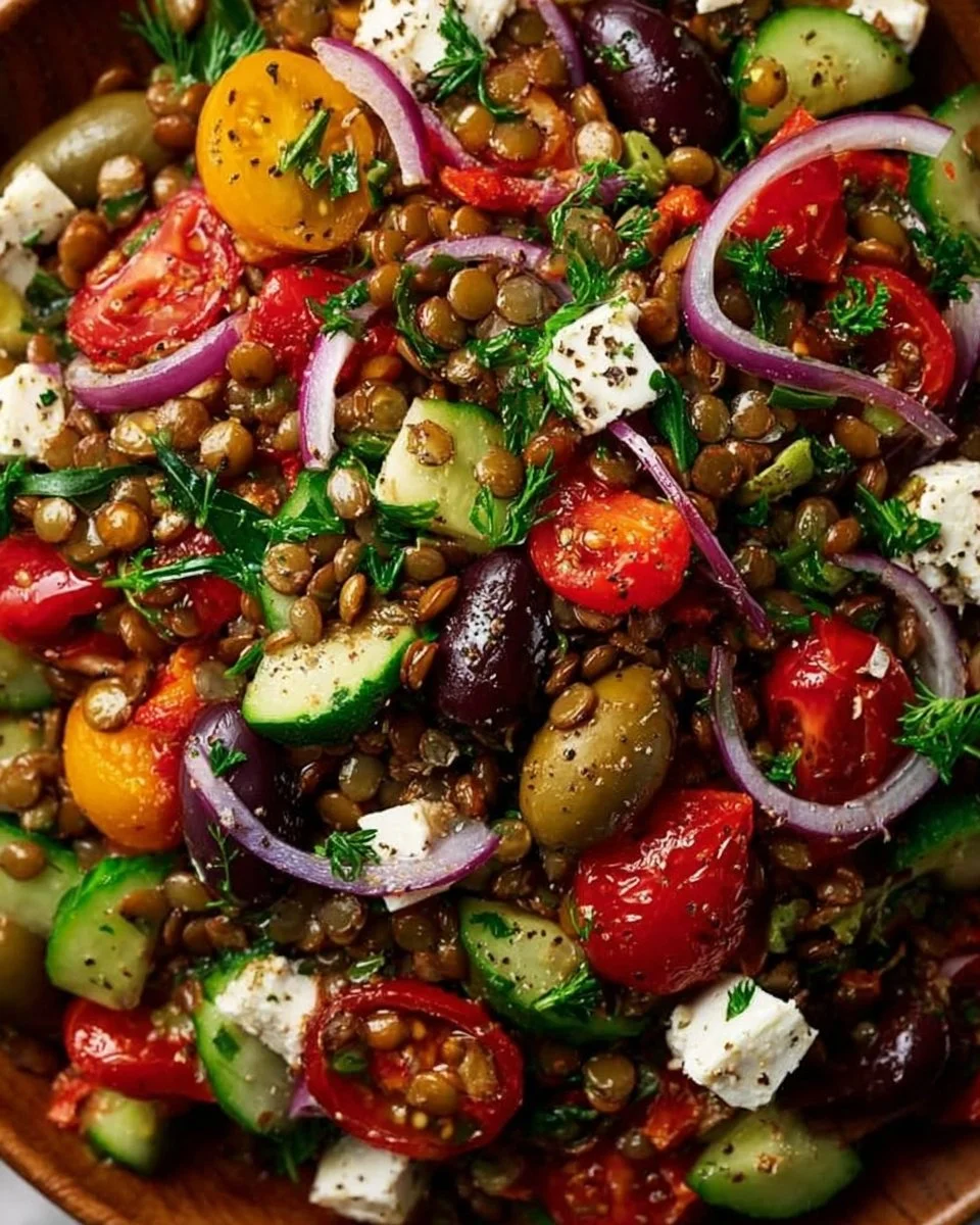 Mediterranean Lentil Salad