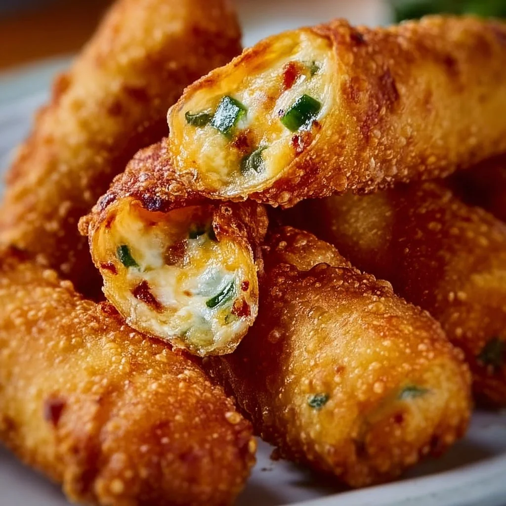 Mini Jalapeno Popper Egg Rolls
