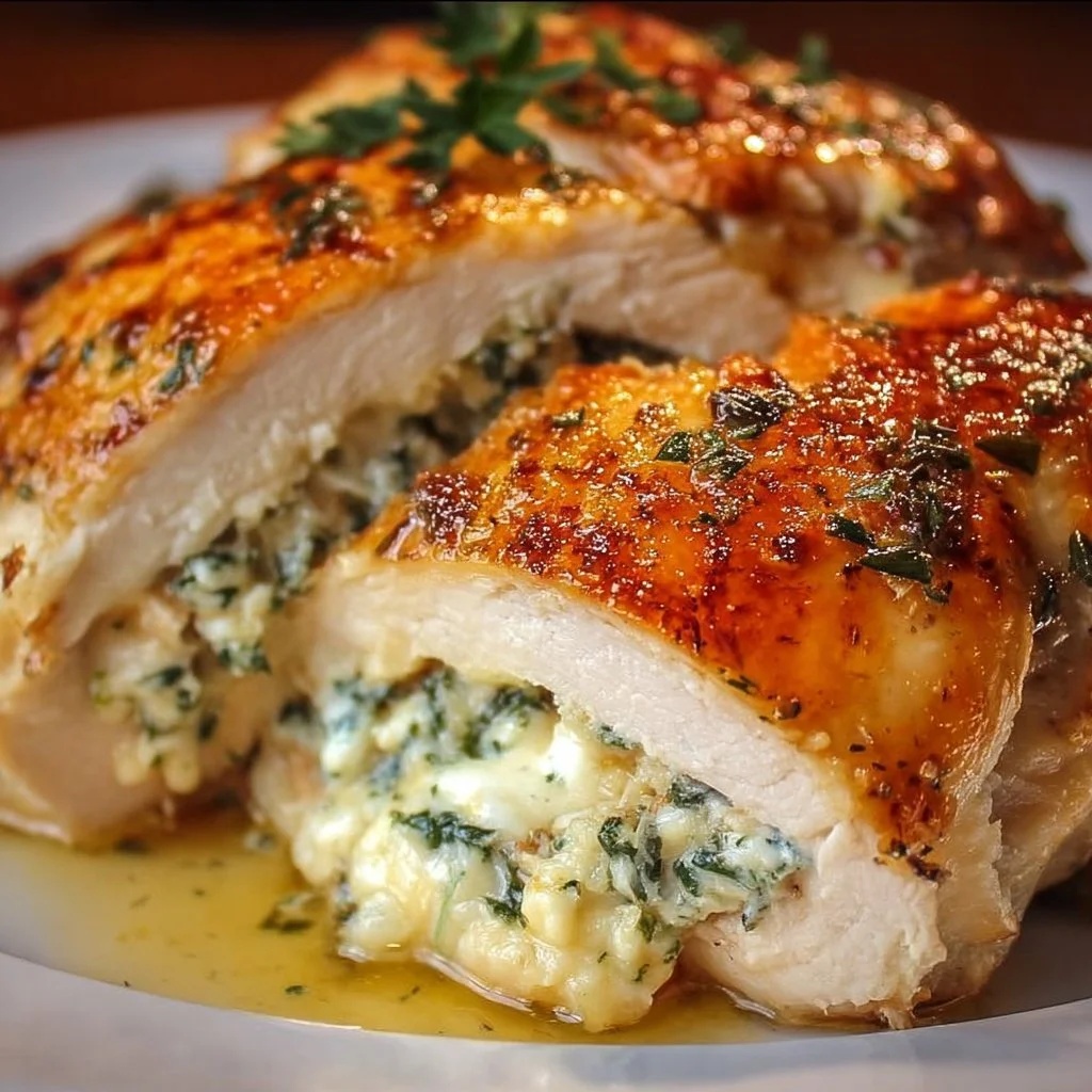 Ruth's Chris Stuffed Chicken Copycat