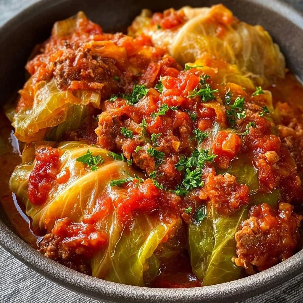 Slow Cooker Unstuffed Cabbage Rolls